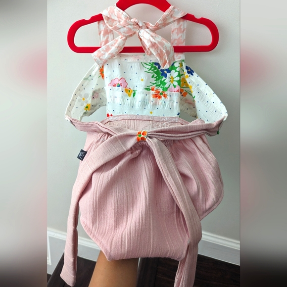 Toddler Floral Romper Bodysuit - Picture 2 of 3